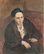 Portrait of Gertrude Stein by Pablo Picasso inside Metropolitan Museum of Art, New York City