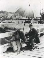 Eugène Boudin at Deauville-Trouville in 1896