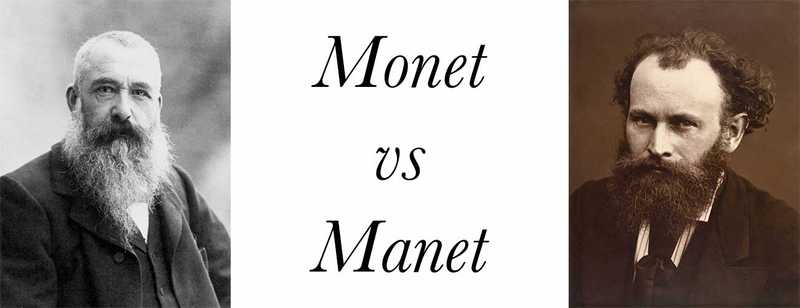 Monet versus Manet