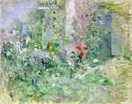 A truly beautiful painting, ‘Le jardin à Bougival’ from 1884 was inspired by Morisot’s garden in Bougival at 4 rue de la Princesse where she spent every summer between 1881 and 1884.