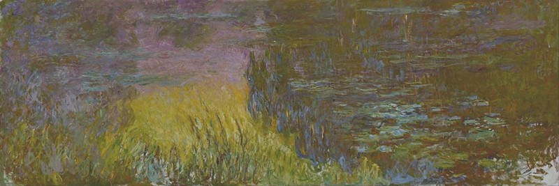 monet water lilies setting sun