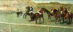 'Before the Start' was painted in 1878 by Edgar Degas