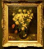 A photo of Poppy Flowers (also known as Vase And Flowers and Vase with Viscaria) by Van Gogh at the Mohamed Mahmoud Khalil Museum in Cairo before it was stolen in August 2010