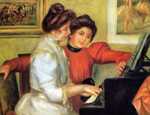 Renoir's painting Yvonne and Christine Le rolle Playing the Piano is bought by the French state for the Musee du Luxembourg.