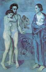 Picasso's La vie painted in 1903 (© PD-US)