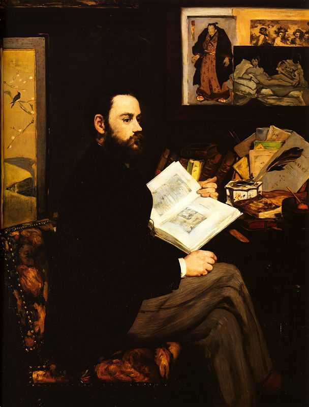 Édouard Manet, Portrait of Émile Zola, 1868, Musée d'Orsay