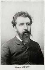 A photo of Georges Seurat (1859-1891), taken in ca. 1888