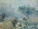 'Fog, Voisins', painted by Alfred Sisley in 1874