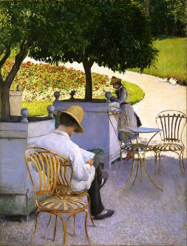 'Les orangers', by Gustave Caillebotte (1848-1894) in 1878, oil on canvas