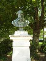 A statue of Eugene Boudin in Honfleur, France where he was born.