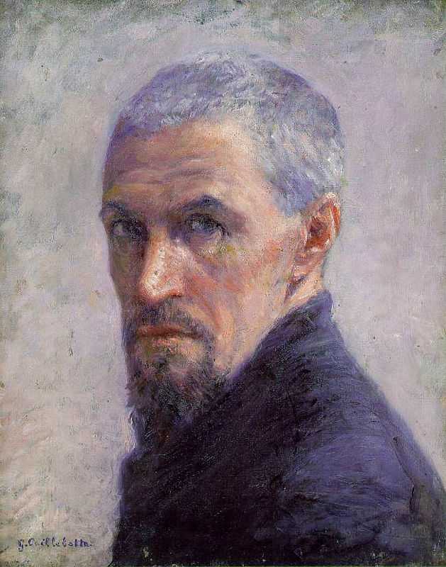 A Self-portrait by Gustave Caillebotte (1848-1894) in his later years, oil on canvas