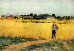 Morisot's In the Wheatfield at Gennevilliers from 1875 is one of her most striking images.
