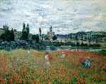 Poppy Field near Vetheuil by Claude Monet, 1879, E.G. Bührle Foundation, Zürich, Switzerland