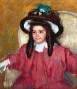 'Portrait d'Anne-Marie Durand-Ruel', by Mary Cassatt in 1908