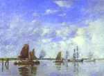 Boudin’s ‘The Meuse at Dordrecht’ painted in 1882