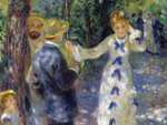 Renoir's The Swing, from 1876, is one of his most important works on the subject of light.
