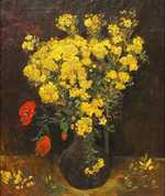 Poppy Flowers (also known as Vase And Flowers and Vase with Viscaria) by Van Gogh, 1887, stolen the second time from Cairo's Mohamed Mahmoud Khalil Museum in August 2010