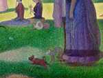 Georges Seurat's depiction of a woman taking a monkey for a walk in La Grande Jatte sparked amusement and acidic reviews.