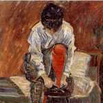 'The Red Silk Stockings' by Signac in 1883