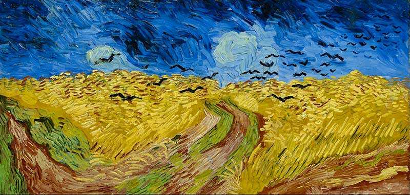 van Gogh's Wheatfield with Crows