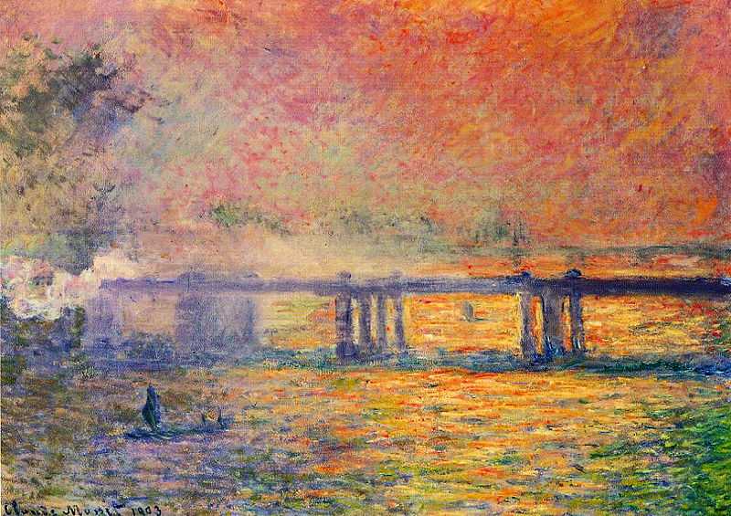 From the Charing Cross Bridge series by Claude Monet, 1899-1901, Saint Louis Art Museum