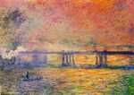 From the Charing Cross Bridge series by Claude Monet, 1899-1901, Saint Louis Art Museum