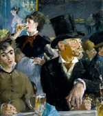 Edouard Manet's At the Cafe, from 1879.