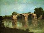 'The Pont Ambroix Languedoc' by Gustave Courbet, 1857, Honolulu Museum of Art