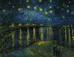 Starry Night Over the Rhone by Vincent Van Gogh, 1888. Musée d'Orsay, Paris