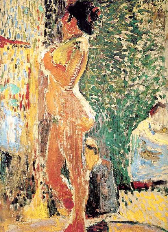 'Study of a Nude' by Matisse in 1899, Bridgestone Museum of Art, Tokyo