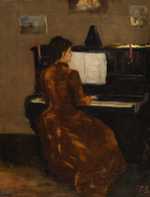 1866: Bazille submits his paintings to the Salon and much to his chagrin, Girl at the Piano – for which he has high hopes - is rejected.