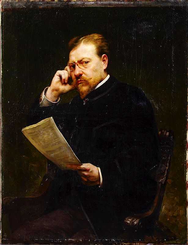 Luc Barbut-Davray, Portrait of Émile Zola, 1899