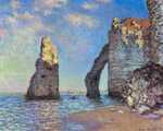 Monet's The Cliffs at Etretat, painted in 1885