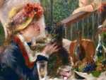 Renoir's future wife, Aline Charigot, is the focus of Luncheon at the Boating Lake