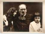 Emile Zola with his children Jacques and Denise