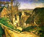 'The Hanged Man's House in Auvers' by Paul Cezanne, 1873 currently at Musée d'Orsay, Paris, France