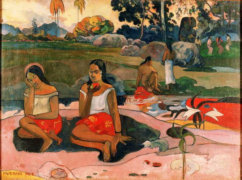 'Nave nave moe (Sacred spring, sweet dreams)' by Gauguin in 1894, Hermitage Museum