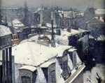 'Rooftops in the Snow' by Gustave Caillebotte (1848–1894), oil on canvas