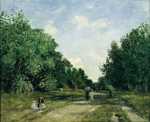 Parc Cordier in Trouville by Eugene Boudin around 1880-85, another example of his focus on skies