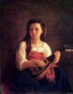 Mary Cassatt's A Mandoline Player