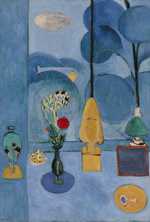 Matisse' La glace sans tain (The Blue Window), 1913, Museum of Modern Art