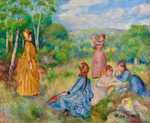 Renoir's Jeunes filles jouant au volant was sold by Christie's New York for $11.36 million in May 2014