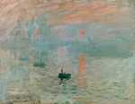 Claude Monet's Impression Sunrise is the most famous painting to have been exhibited at the First Impressionist Exhibition.  But it was also lambasted by the critics.